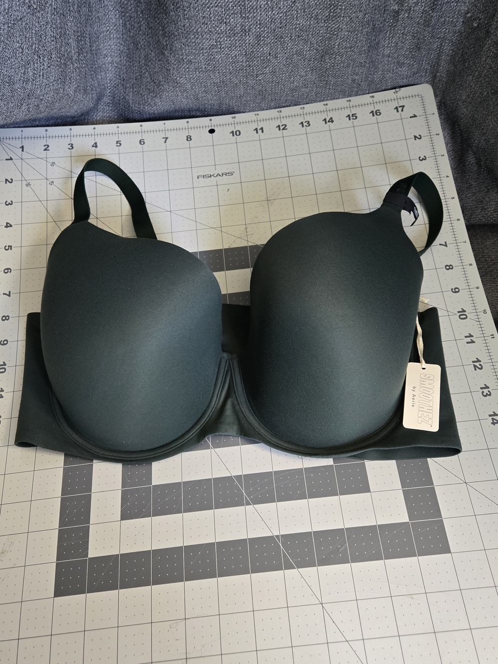 aerie Forest Green SMOOTHEZ Pull On Push Up Bra NWT